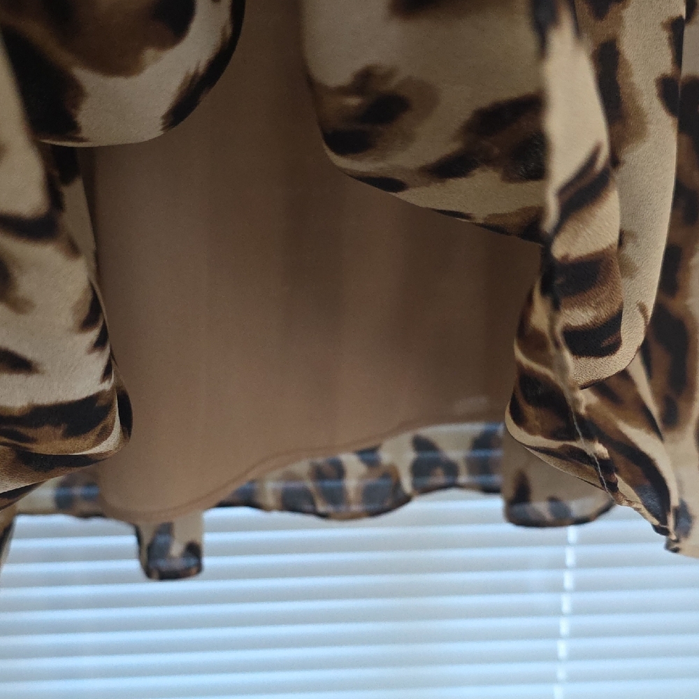 Sunny Leigh Brown Leopard A-Line Skirt - Picture 9 of 9